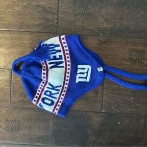 New York Giants Knit Earflap Hat